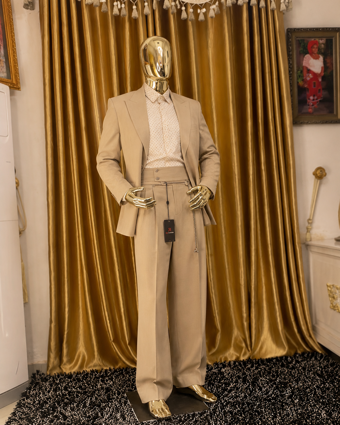 Red Fashion classic men suit